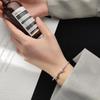 925 Silver Bow Bracelet Women Simple Design Small Fresh Style Sparkling Diamond Elegant Fashion Jewelry