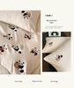 Class A Mother & Baby Thickened Coral Fleece Panda Bedding Set - Winter Four-Piece Double-Sided Warmth