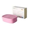 Customizable Silicone Lunch Box with Multiple Capacities, Microwave & Fridge Safe, Perfect for Office Workers & Students