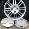 cybhty1 4Pcs 60mm Car Wheel Center Hub Caps Cover For Mitsubishi Ralliart Lancer 10 Asx Outlander Asx Pajero Sport L200 Auto Accessories