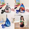 Cartoon Baby Crossbody Bag With Breathable Nylon Material For Preschool Kids