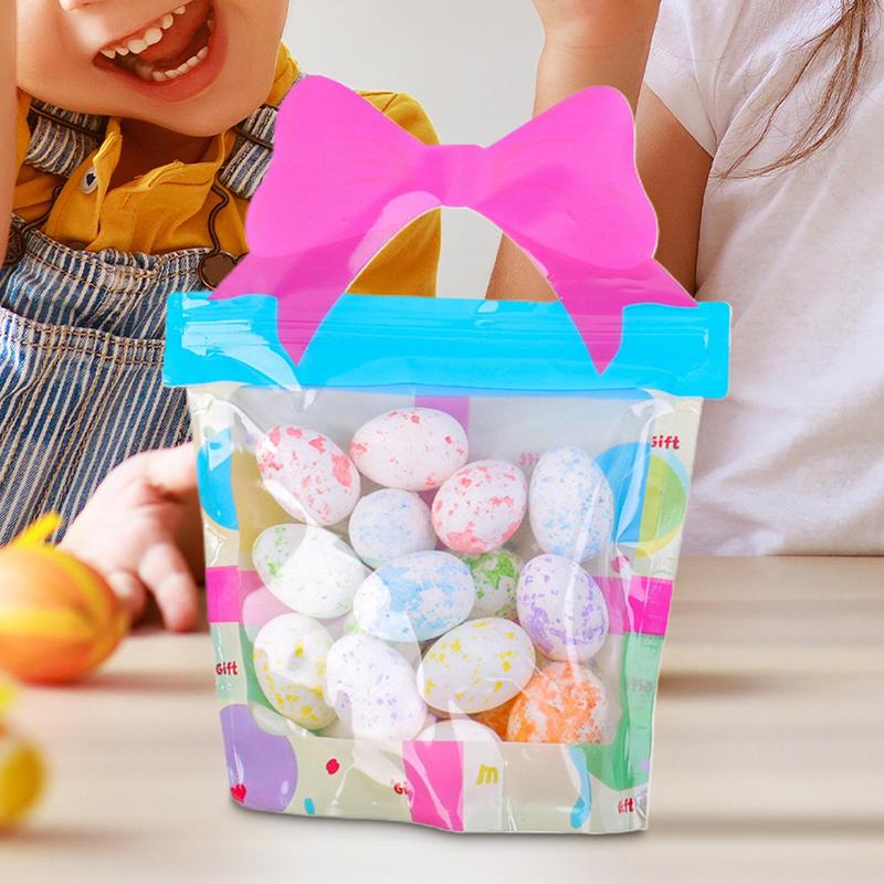 18PCS Pigeons Bird Eggs Easter Decorations For Home Colorful Foam SpeckArtificial Eggs DIY Crafts Easter Party Wreath Ornaments