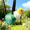 Chongdatiao HCW41068 Portable Parrot Travel Bag Solid Spring Summer Bird Walks Stress-Free Minimalist Breathable Mesh Handbag