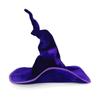 Gothic Queen Baroque Witch Hat Baroque Wizard Cap Foldable Halloween Witch Hat  Night Club