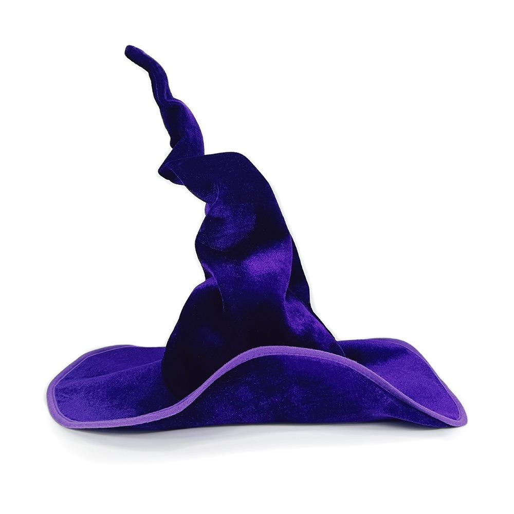 Gothic Queen Baroque Witch Hat Baroque Wizard Cap Foldable Halloween Witch Hat  Night Club