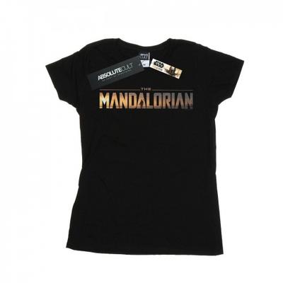 Womens/Ladies The Mandalorian Series Logo Cotton T-Shirt