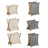 Dirty Clothes Basket with Durable Frame Large Capacity Laundry Hamper Bottom Heightening Mildew And Slip Resistant Laundry Storage Bin