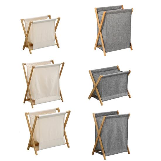 Dirty Clothes Basket with Durable Frame Large Capacity Laundry Hamper Bottom Heightening Mildew And Slip Resistant Laundry Storage Bin