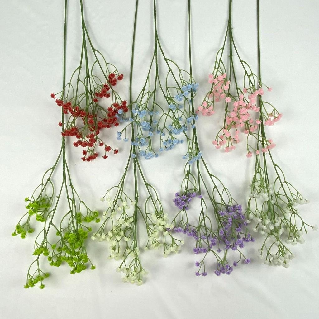Fake Gypsophila Plastic Flower Bouquet For Wedding Photography Home Use Decor