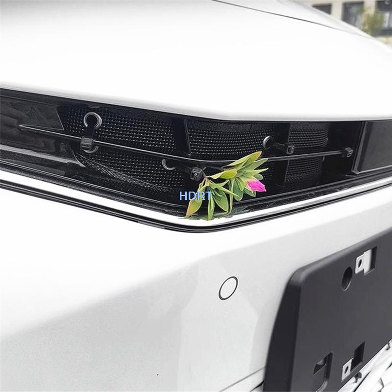 Car Styling Front Racing Grill Mesh ect Screen Anti Bug Net Cover Protector Decoration Accessories For Toyota Camry 2024 +