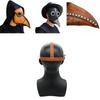 Plague Doctor Bird Mask With Long Nose Beak For Authentic Halloween Cosplay Look