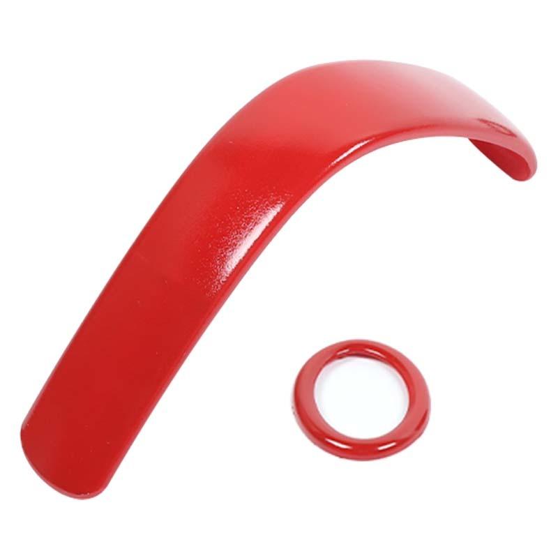 

Наклейки на крышку коробки передач для салона автомобиля для Ford Mustang 2010-2014 ABS Аксессуары для салона углеродного волокна черного