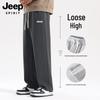 JEEP SPIRIT Men's Summer Relaxed Straight-Leg Casual Pants