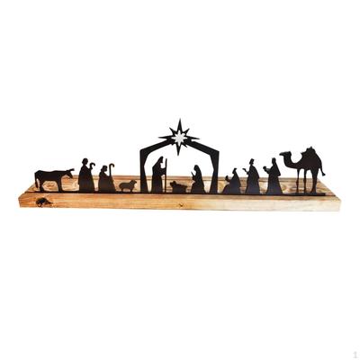 Christmas Nativity Metal Set Sets Standing Collection Scene for