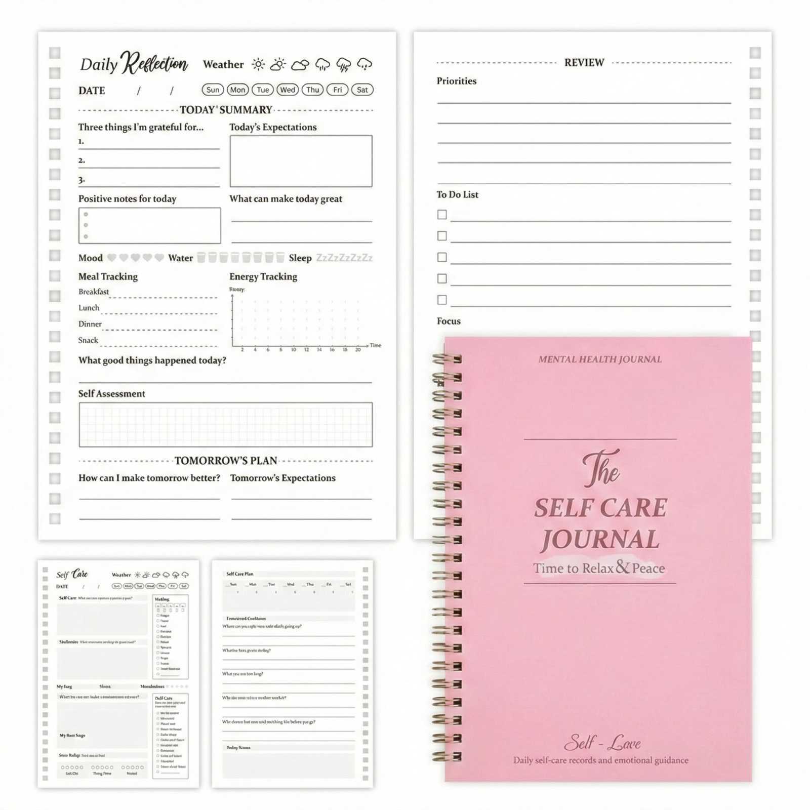 

This Beautifully Made Journal Feels Pleasant To Hold And Write In, Turning Daily Reflection Into A Calm And Ritual One Size рожевий