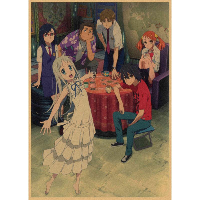 Anime Kraftpapier Poster: Die Blume, die wir an diesem Tag sahen - Kostenloser Versand