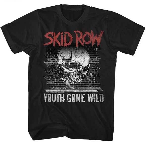 Skid Row Youth Gone Wild Men s T Metal Band Music Merch S