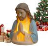 Virgin Mary Statue Night Light Resin Elegant Home Decor Christian Night Light for Thanksgiving Holiday Birthday Offices Home