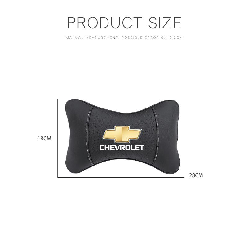 Car Seat Headrest Neck Pillow Auto Interior Accessories For Chevrolet Spark Captiva Cruze Tracker Orlando Trax Epica sticker