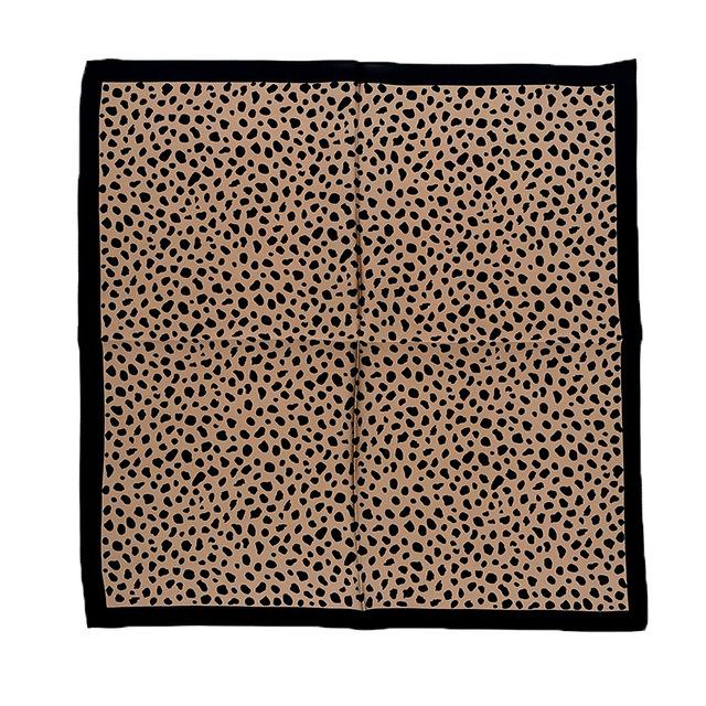 2026 Novo Lenço 100% Seda Pura Feminino Pescoço Cabelo Foulard Bandana Quadrado Pequeno Headband Hijab Estampado Poncho Lenços Pashmina