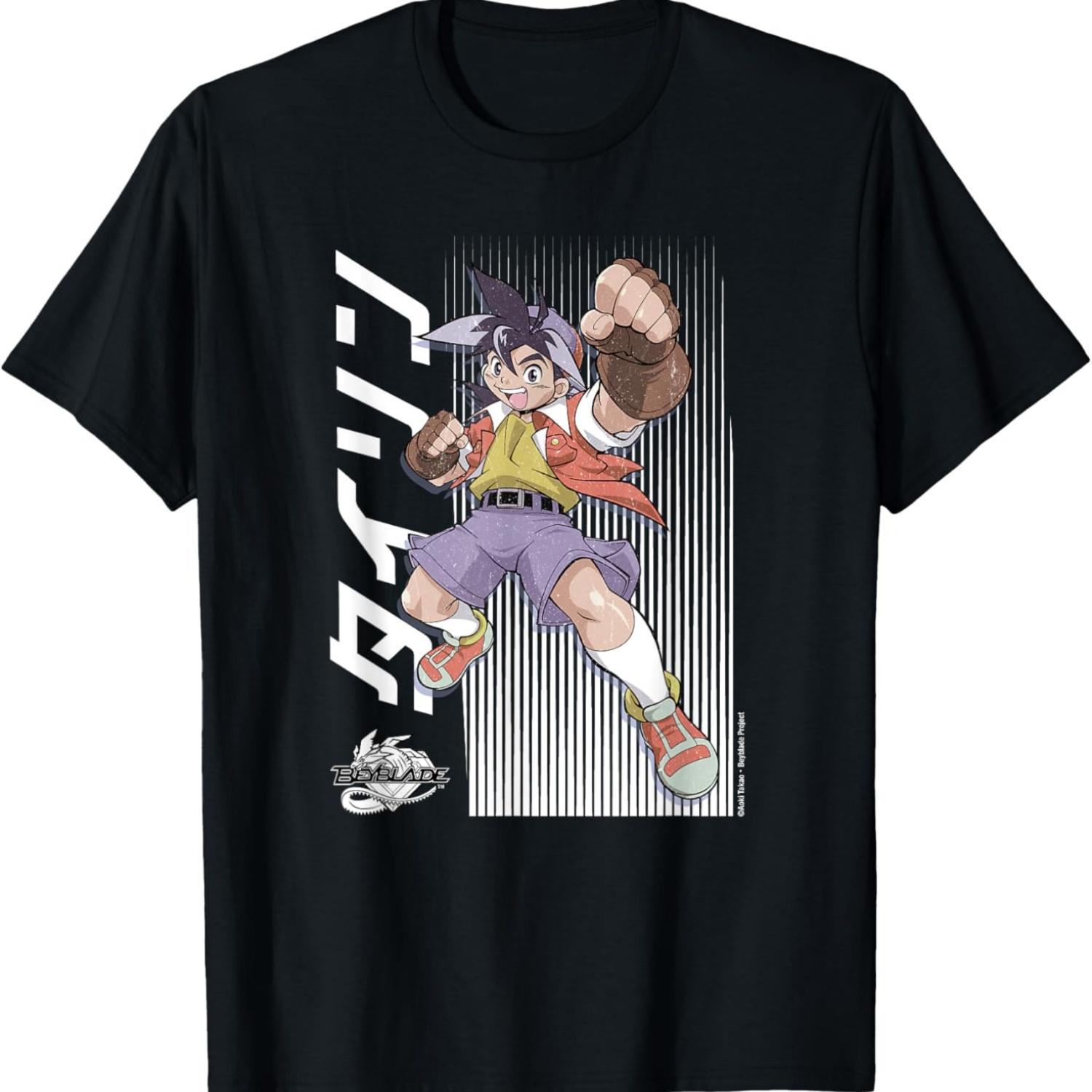 

BEYBLADE TYSON DISTRESSED COLOR T-Shirt XXXXXL чёрный