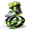 Unisex Kompakter Rebound-Schuh in Grau-Grün für das Feder-gestützte Rebound-Training, Bequeme Gehschuhe, Lässige Outdoor-Reise