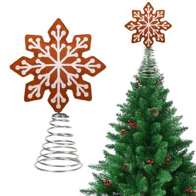 Handmade Felt Snowflake/Star Christmas Decoration Soft Textured Festival Accent Suitable For Table Top Or Hanging