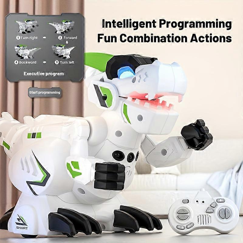 Intelligent induction remote control dinosaur model electric robot scientific and educational toy