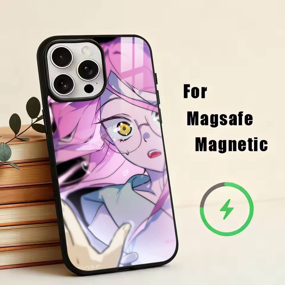 A-Anime Girl  Phone Case For iPhone17,16,15,14,13,12,11 Plus,Pro Magnetic For Magsafe Wireless Charging