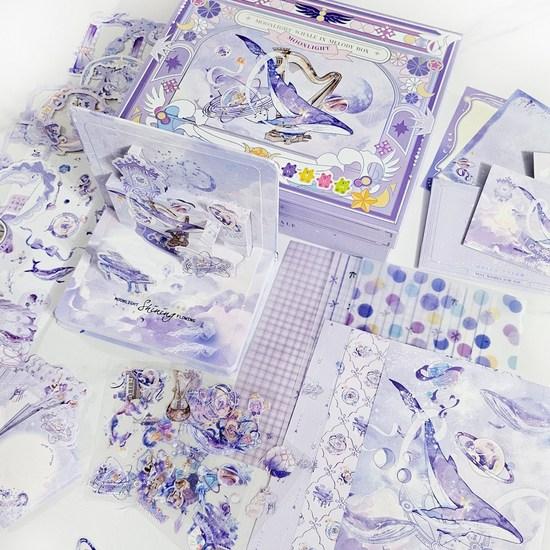Hayoung's Melody Box Diary Decoration Set, a popular character in Korea