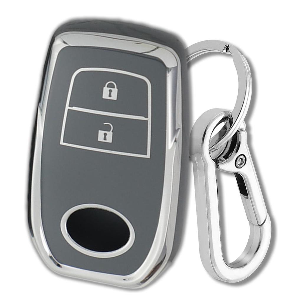 Toyota TPU Key Case, Key Cover, Smart Key Protective Cover, Shockproof, Dustproof, Lightweight, Compatible