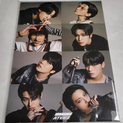 ATEEZ Conjunto de Pôsteres e Adesivos 12 peças Produtos de Fã K-pop