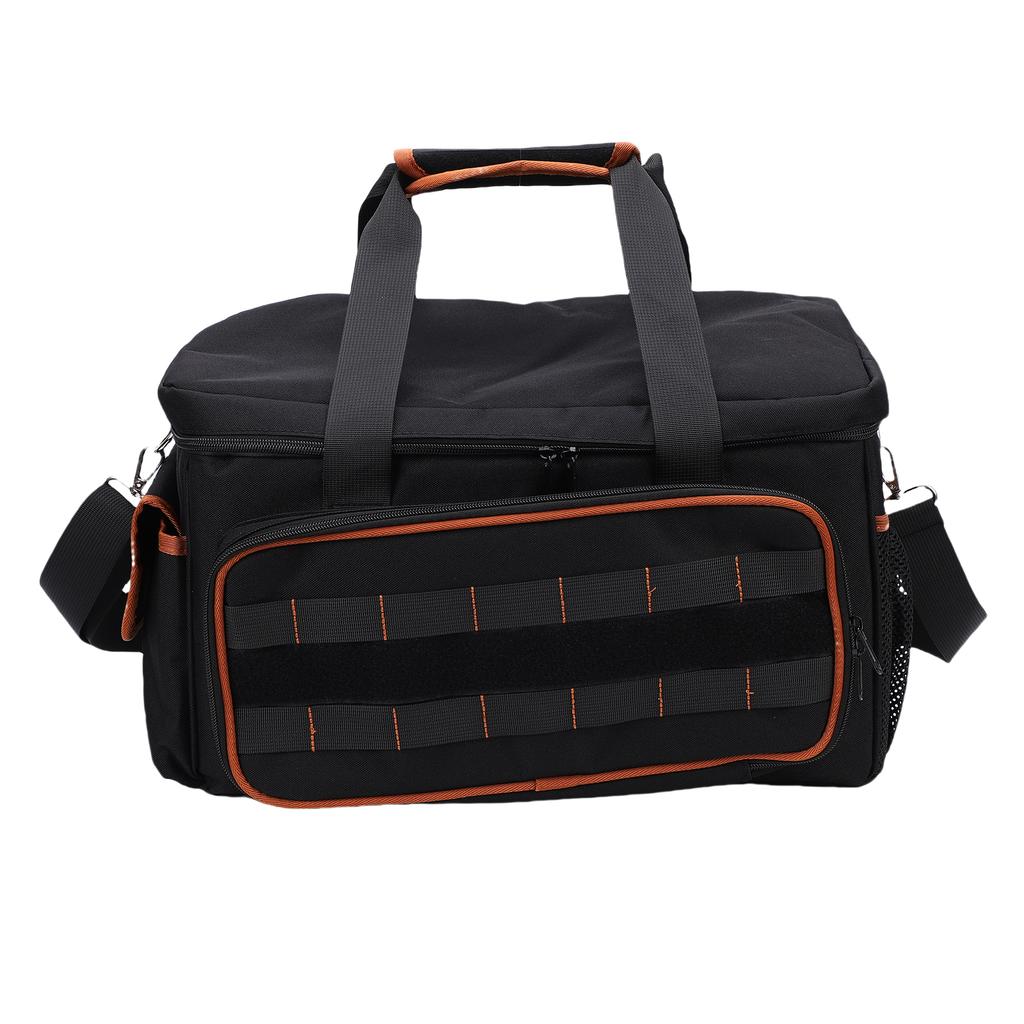 Tool Bag 17in Heavy Duty Hand Tote Storage Organizer Wear Proof Oxford Cloth 20 Pockets Adjustable Shoulder Strap for