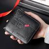 Men's Wallet, 20% Off Retro Zipper Short Multi-card Multi-function Clip Casual Bag