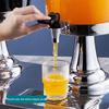 Stainless Steel Buffet Juice Dispenser with Faucet - Large Capacity Cold Drink Machine, Single or Double Head Options