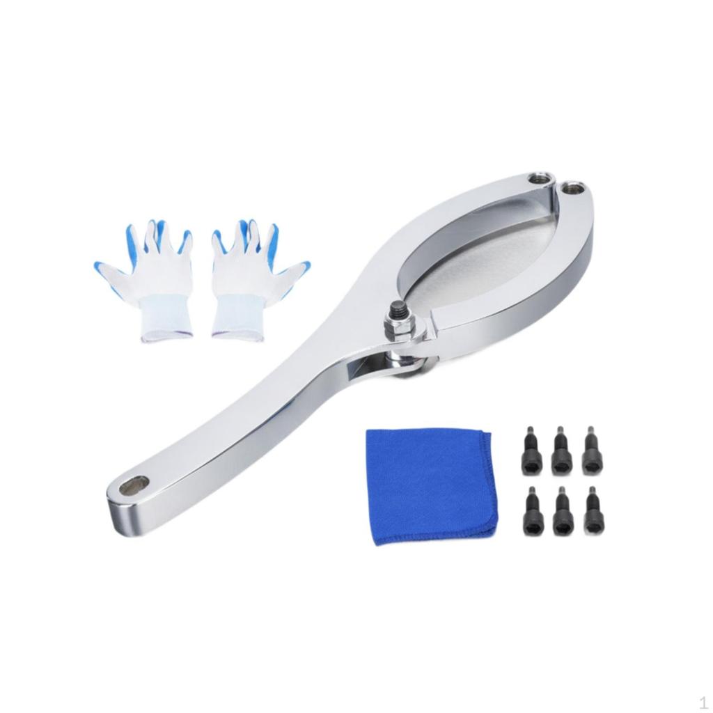 Oil Seal Wrench HeavyDuty Gland Nut LongHandle Tool for Mechanics, Cylinder Service,