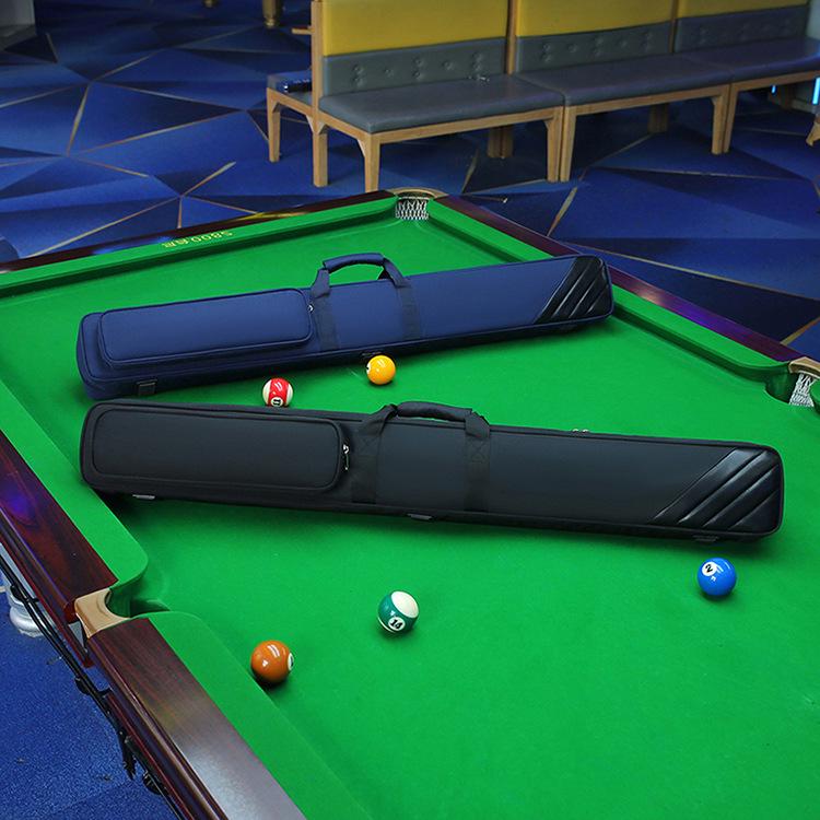 Portable Billiard Cue Storage Bag - Customizable 1/2 or 3/4 Snooker Cue Case for Men and Women