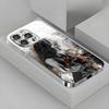 Clair Obscur Expedition 33  Phone Case For iPhone17 16 16e 15 14 13 12Plus Mini Pro Max Electroplated glass Phone Case
