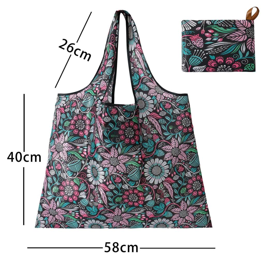 Large Capacity Eco-Friendly Waterproof Foldable Grocery Tote Bag