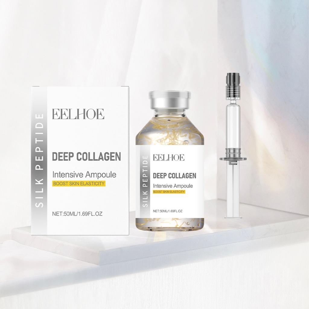 סרום אמפולה סרום פנים פפטידי המכיל קולגן, ניאצינמיד ותערובת של 30 פפטידים. הוא מעניק לחות, ממצק את העור, משפר גוון עור לא אחיד