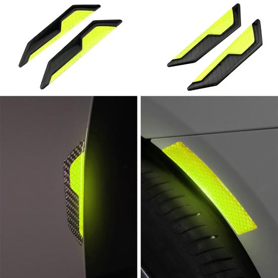 Excellent Car Reflective Stickers Removable Universal Safety Alert