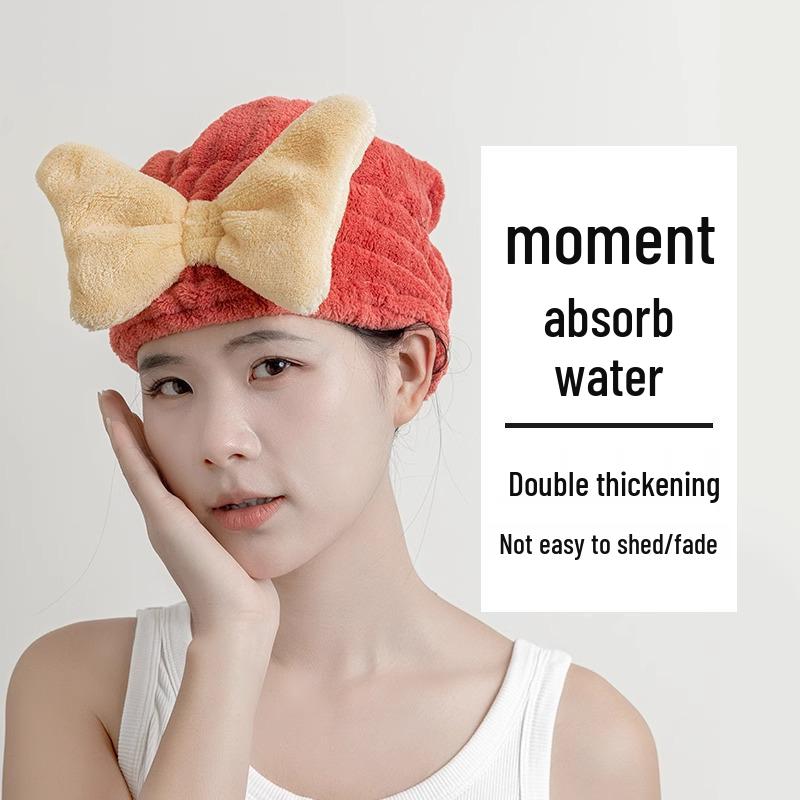 Super Absorbent Quick-Dry Hair Towel Cap - 2024 Style for Women & Children, Cute & Thickened
