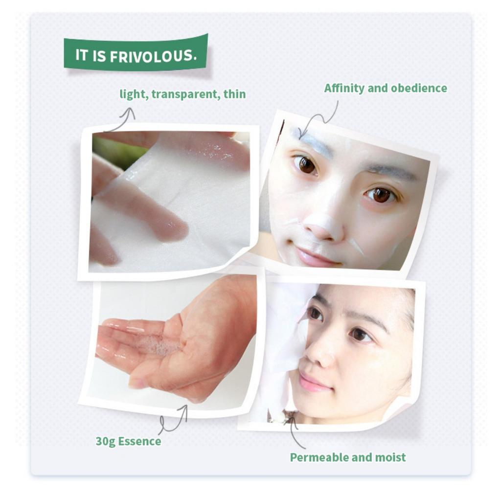 Feuchtigkeitsspendende und Feuchtigkeitsspendende Gesichtsmaske