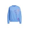 adidas Felpa Sportiva da Donna a Manica Lunga con Girocollo e Stampa Neo Alfabeto Blu IA6772