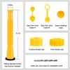 Gas Can Spout Replacement Kit,Nozzle Length Is 8.1 In, Easier To Use. Ror Most 1/2/5/10 Gal Oil Cans. With Gas Tank Vent Caps, Thick Rubber Pad,