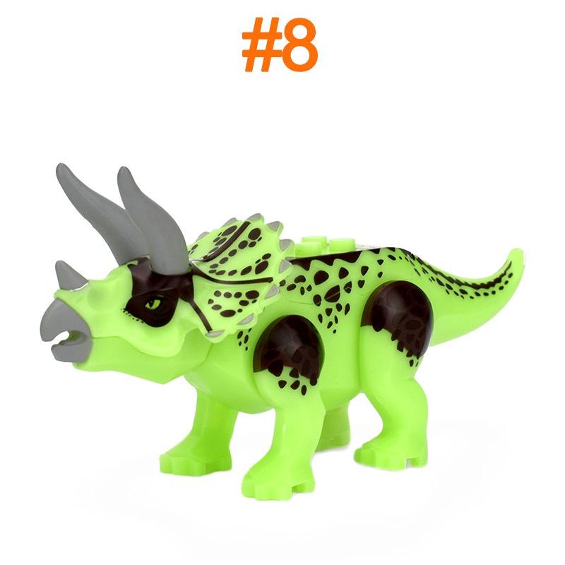 

Светящиеся игрушки-динозавры для детей, тираннозавр Юрского периода, светящиеся в темноте строительные блоки, развивающие игрушки, подарок, украшение для дома