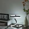1PC Unique Design Desk Lamp with USB Power Supply - Three Color Lighting Options, Suitable for Bedroom, Study and Living Room De