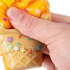Ice Cream Cone Squeeze Toy Simulated Ice Cream Fidget Toy Soft Stretchy Anxiety Stress Relief Fake Food Sensory Toy