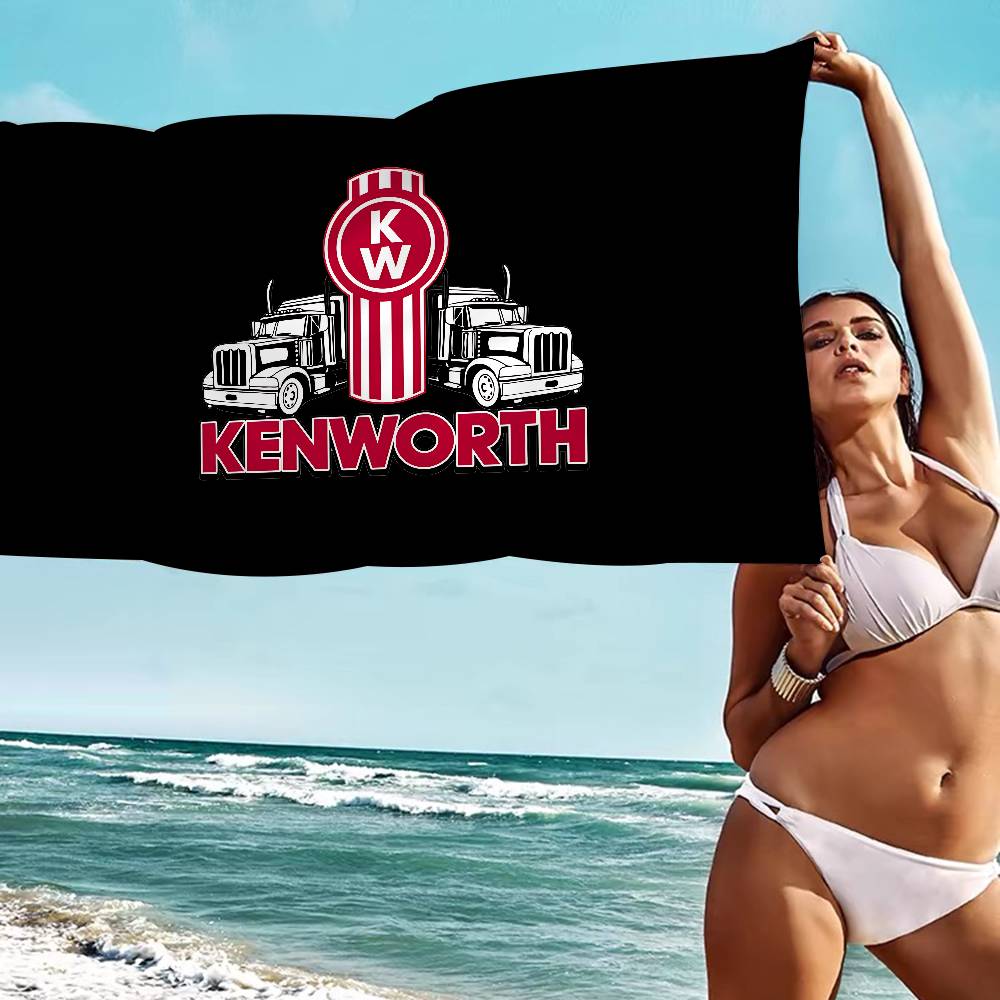 K-Kenworth Microfiber Blanket Quick Drying Beach Towels Oversized Printing Super Absorbent Pool Towel Blanket