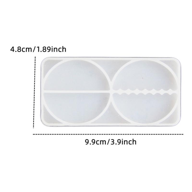 Flexible Silicone Mold for Water Bottle Name Plate Epoxy Resin Nameplate Making Mould for Students and Office Workers